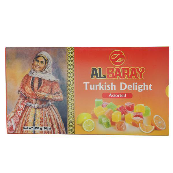 Alsaray assorted Turkish delight, 454g box